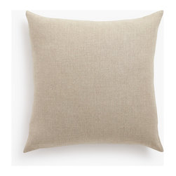 Barn & Willow : Belgian Linen Throw Pillows : Flax - Knife-edged - Decorative Pillows