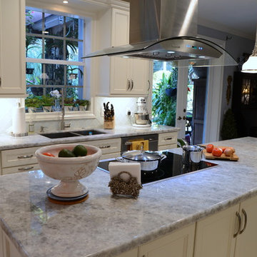 Full Galley-Style Kitchen Remodel Featuring Island and Custom Cabinetry