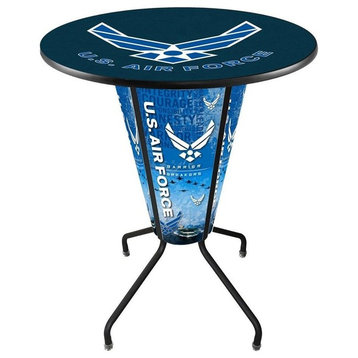 Lighted Air Force Pub Table