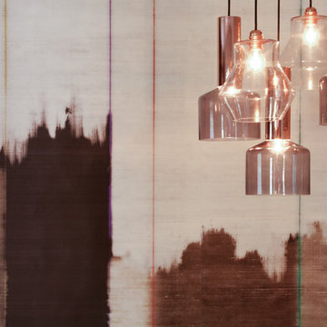 aménagements et décoration meublée d'un salon de particulier - ajout d'un poêle