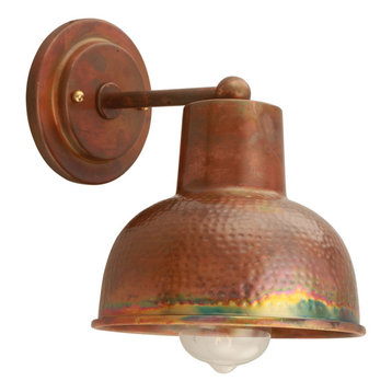 rustic copper wall lights