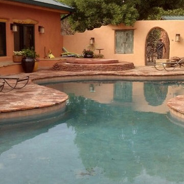 Courtyard pool compound