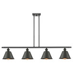 Innovations Lighting - Smithfield 4-Light LED Island Light, Oil Rubbed Bronze - A truly dynamic fixture, the Ballston fits seamlessly amidst most decor styles. Its sleek design and vast offering of finishes and shade options makes the Ballston an easy choice for all homes.