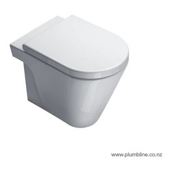 Catalano Zero 55 Floor Mount Toilet With Standard Soft Close Seat by Plumbline - Toilets