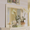 American Drew Camden-Light Landscape Mirror, White Painted