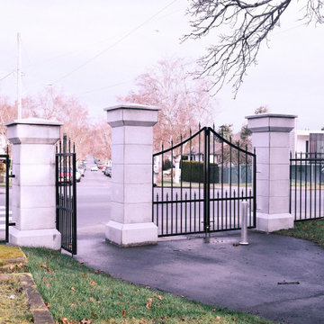 Ross Bay Cemetery - Granite Pillars