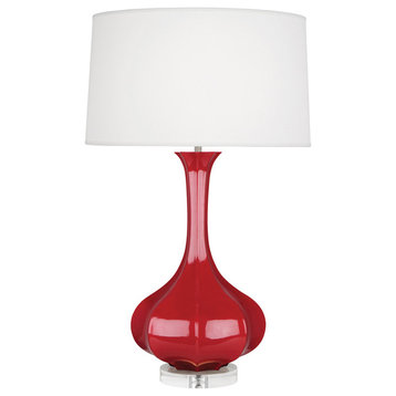 Robert Abbey Pike LUC Accent TL Pike 32" Vase Table Lamp - Ruby Red