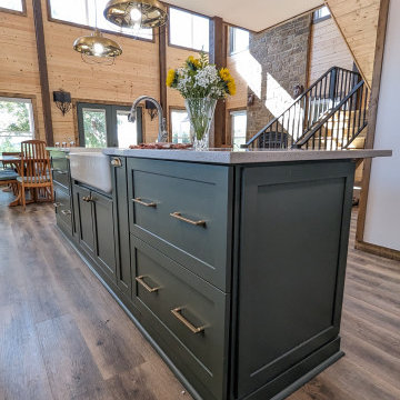 Sage Green Farmhouse Kitchen