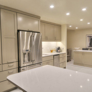 Modern kitchen with lots of storage