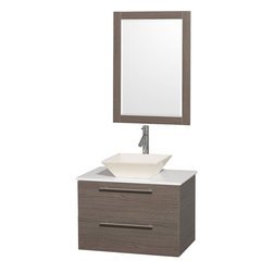 Gray Oak Bathroom Vanities - Bathroom Vanities And Sink Consoles