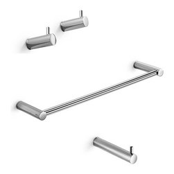 Picola Modern Bathroom Accessory Set - Bathroom Accessory Sets