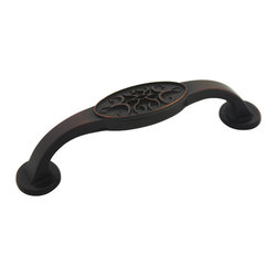 Cosmas - Cabinet Pull, 3-3/4" Hole Centers - Cabinet And Drawer Handle Pulls