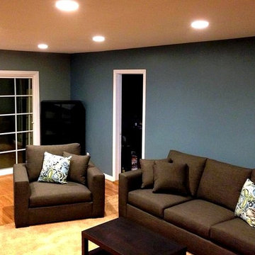 MEDIA ROOM CUSTOM SECTIONAL SOFA