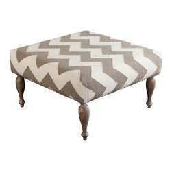 Surya Furniture- (FL-1019) - Footstools And Ottomans