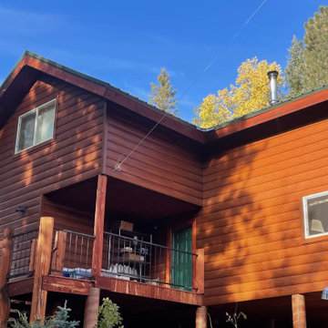 New Mexico Steel Log Cabin