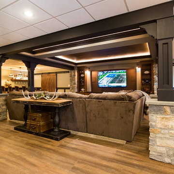 Bucks County Style Basement in Perkasie, PA