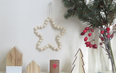 Easy Christmas DIY: Beaded Star Decoration