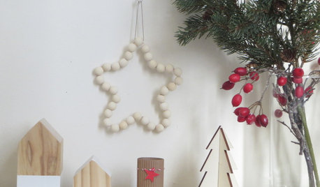 Easy Christmas DIY: Beaded Star Decoration