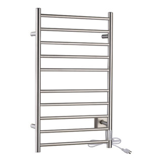 ANZZI Crete 10-Bar Stainless Steel Wall Mounted Towel Warmer, Brushed  Nickel - Towel Warmers - by SpaWorld Corp | Houzz