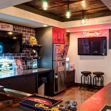 Industrial Home Bar