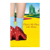 "The Wizard of Oz, Yellow Brick Road and Red Shoes" Print, 12"x18"
