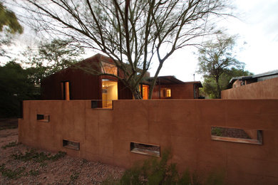 Inspiration for a modern exterior home remodel in Phoenix