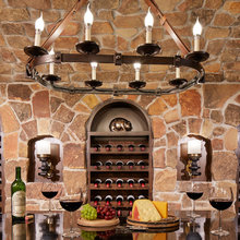glass bar area