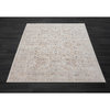 Alistaire Ivory/Rust/Multi Bordered Classic High-Low Area Rug, 9' X 11'10"