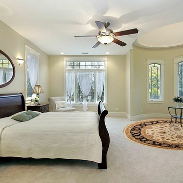 Bedroom with Oriental Rugs