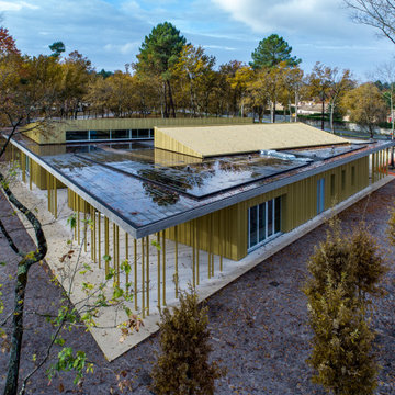 Centre culturel le Pian Médoc : mix photos drone et photos sol