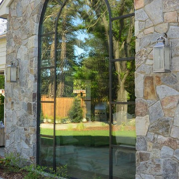 Jada Windows Steel Large Custom Arched Fixed Window