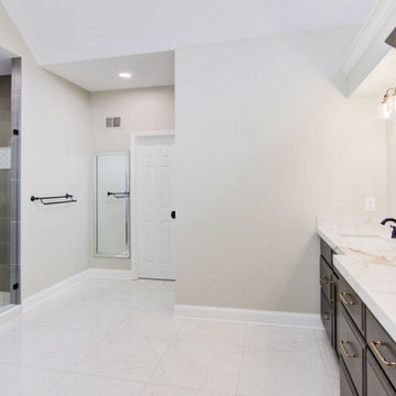 Traditional Primary Bath Remodel + Main Level Refresh, Kansas City, MO