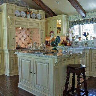 Yellow French Country Kitchen Houzz