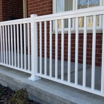Aluminum Porch Posts and Railing