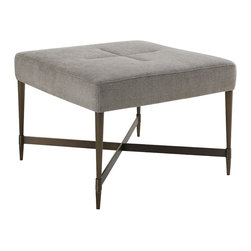 Madison Square Stool | The Barbara Barry Collection | Baker Furniture - Footstools And Ottomans