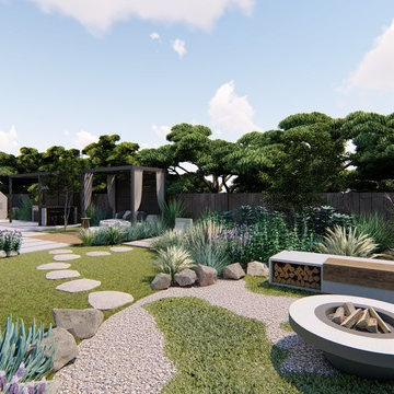Transforming an Empty Backyard | Dry Tolerant Landscaping