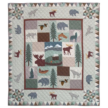 Mountain Whispers Quilt Queen 85"X95"