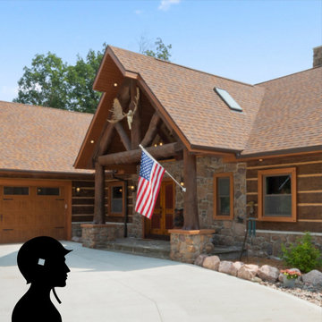 Concrete Log Siding Homes