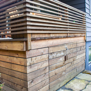 Mount Tabor Sloped Backyard