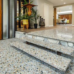 Eingang mit Terrazzo-Boden und grauem Boden Ideen, Design & Bilder - August 2020 | Houzz DE