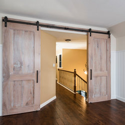 Reclaimed Oak Media Room Doors - Interior Doors