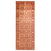 Eclectic, One-of-a-Kind Hand-Knotted Runner Red, 6'0"x15'10"