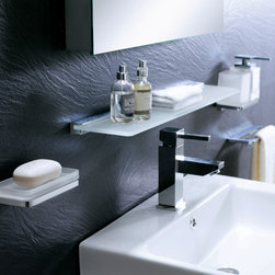Harmoni Series Glass Shelf - Home Decor