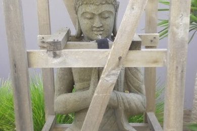 Buddha statue Lotus position - anjali - mudra
