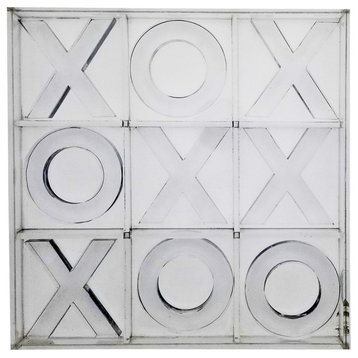 OnDisplay Luxe Acrylic Tic Tac Toe Set - Executive Crystal Clear Laser Cut Acry