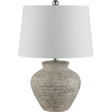 Ledger Table Lamp - Light Gray