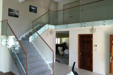 Wood/Glass Staircase