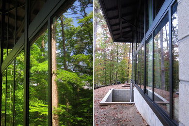 Minimalist home design photo in Raleigh
