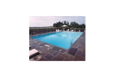 Inspiration for a timeless pool remodel in New York