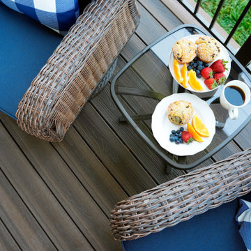 Ridge Premium Color Combination Deck with S110 Steel Railing